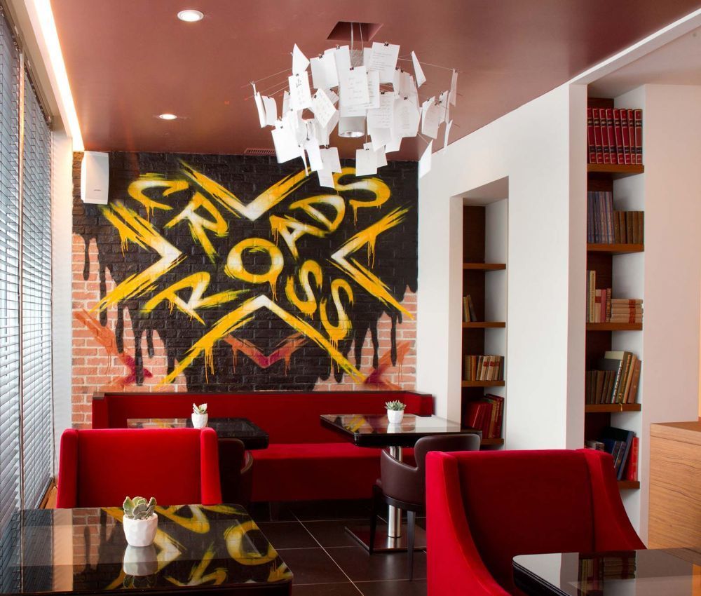 Hôtel N'vY Genève Hôtel de style urbain à Genève Tag's Café